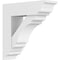 Ekena Millwork Standard Olympic Architectural Grade PVC Bracket with Traditional Ends, 5"W x 18"D x 18"H BKTP05X18X18OLY01 - alternate 1